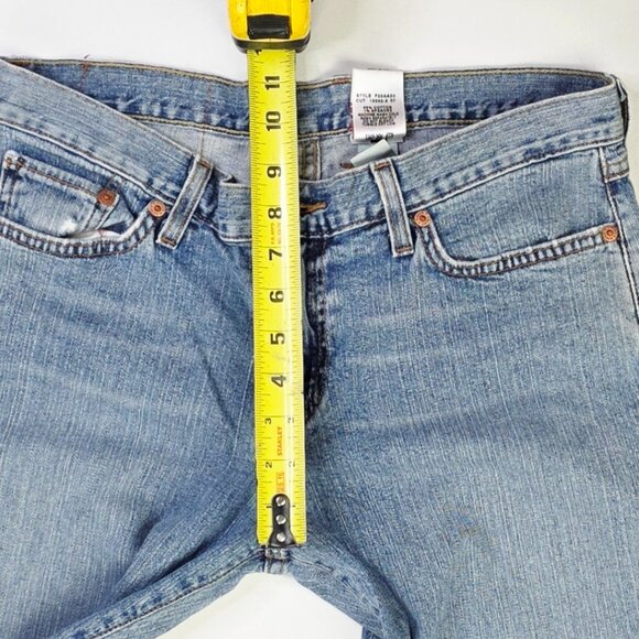 Lucky Brand Dungarees 30X32 Women Size 10/30 Mid Rise Flare Regular Length Jeans - Picture 2 of 13